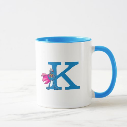 Super Grover Monogram K Mug