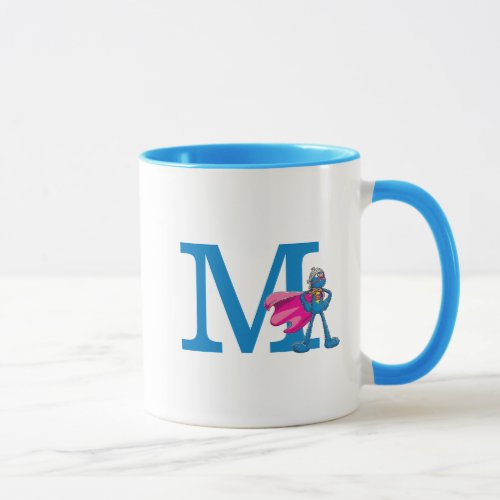 Super Grover Monogram M Mug