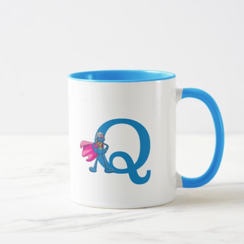 Super Grover Monogram Q Mug