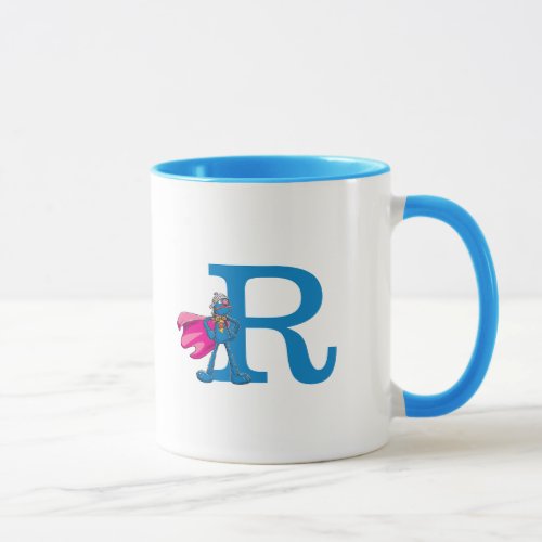 Super Grover Monogram R Mug