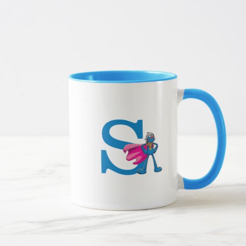 Super Grover Monogram S Mug