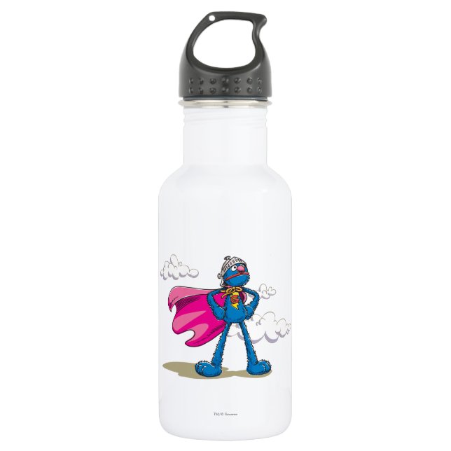 Super Grover Stainless Steel Water Bottle (Front)