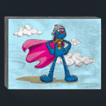 Super Grover Wooden Box Sign<br><div class="desc">it's Super Grover in his cape and helmet!</div>