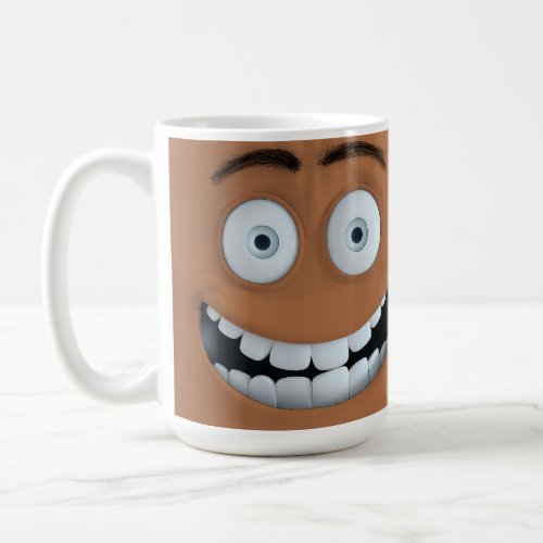 Super Happy Funny Face  Coffee Mug
