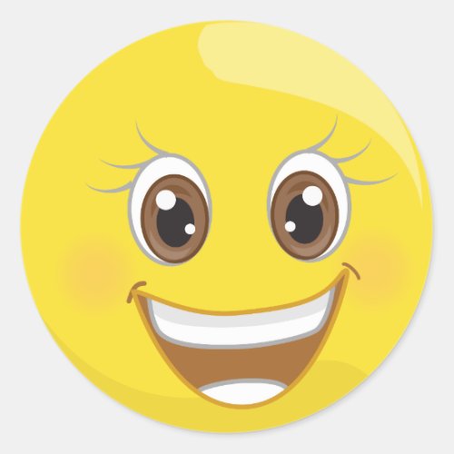 Super Happy Smile Emoji Stickers