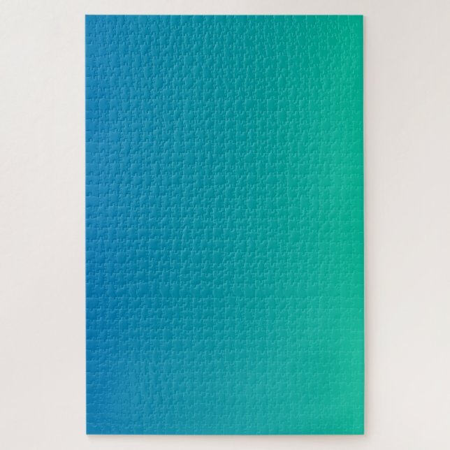 Super Hard Blue Green Gradient Puzzle (Vertical)