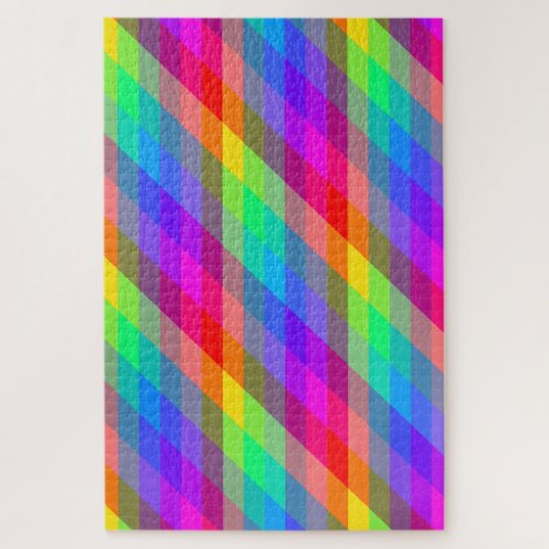 Super Hard Rainbow Color Prisms Jigsaw Puzzle