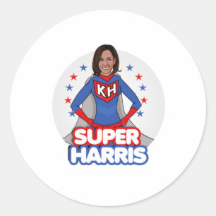 SUPER HARRIS CLASSIC ROUND STICKER