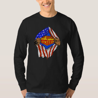 Super Heavy Equipment Mechanic Hero Job T-Shirt