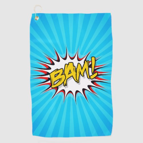 Super Hero Classic Bam Action Bubble Golf Towel
