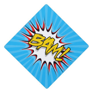 Super Hero Classic Bam! Action Bubble Graduation Cap Topper