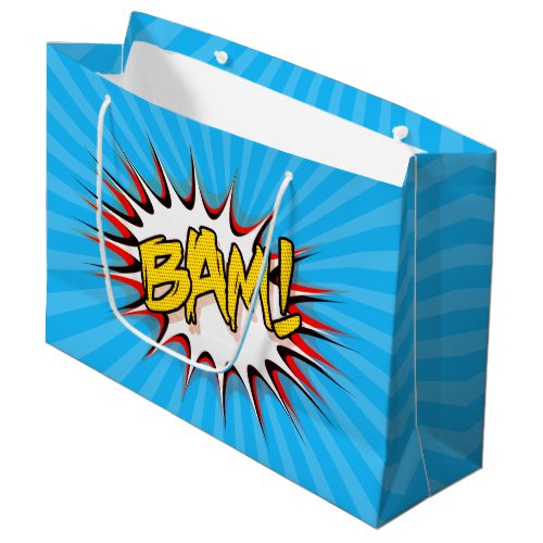 Super Hero Classic Bam Action Bubble Large Gift Bag
