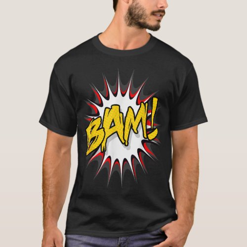 Super Hero Classic Bam Action Bubble T_Shirt