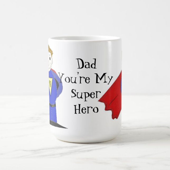 Super Hero - Dad Coffee Mug (Center)