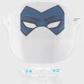 SUPER HERO FACE MASK (Front w/Glasses)