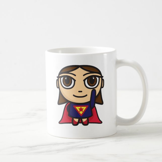 Super Hero Girl Character Coffee Mug (Right)