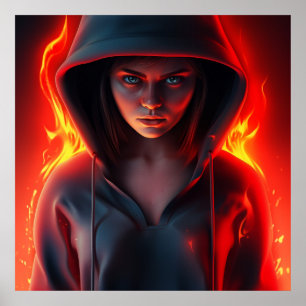 Super Hero Girl Poster