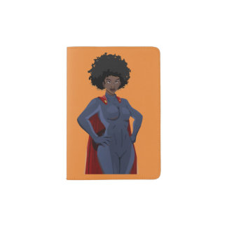 Super Hero Lady Passport Holder