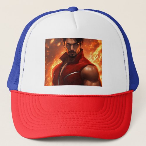 Super Hero League Printed Trucker Hat Trucker Hat