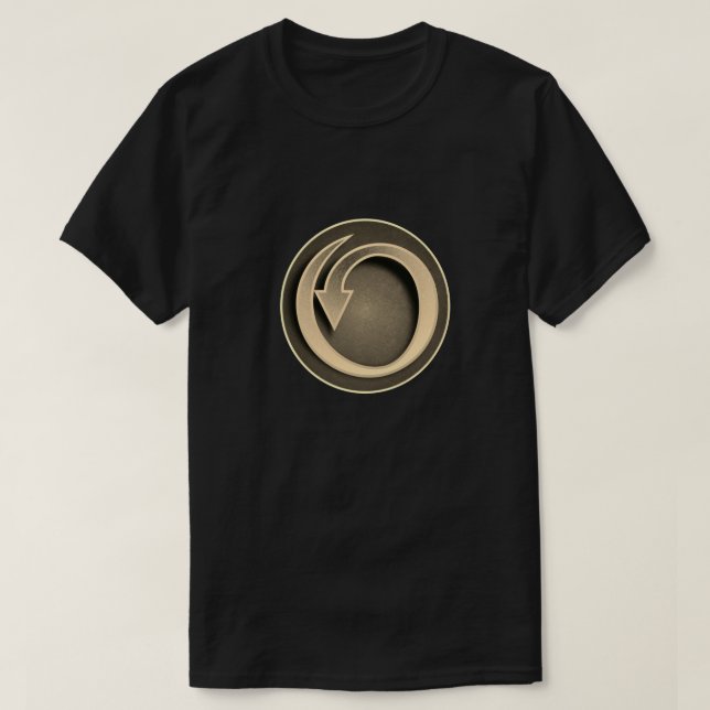 Super Hero "O" Insignia T-Shirt (Design Front)