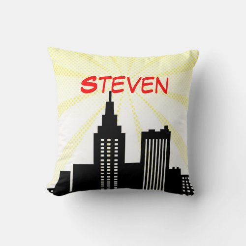 Super Hero Pillow Comic Book Themed Bedroom Decor