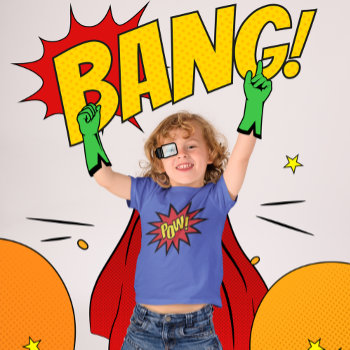 Super Hero Pow T-shirt by SimplyBoutiques at Zazzle