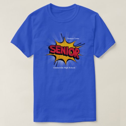 Super Hero Senior Dark T_Shirt