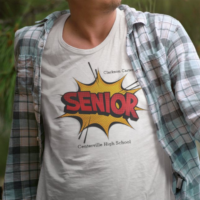 Super Hero Senior T-Shirt (Creator Uploaded)