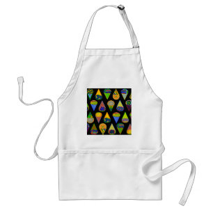 Super Heroes Ice Cream Cones Adult Apron