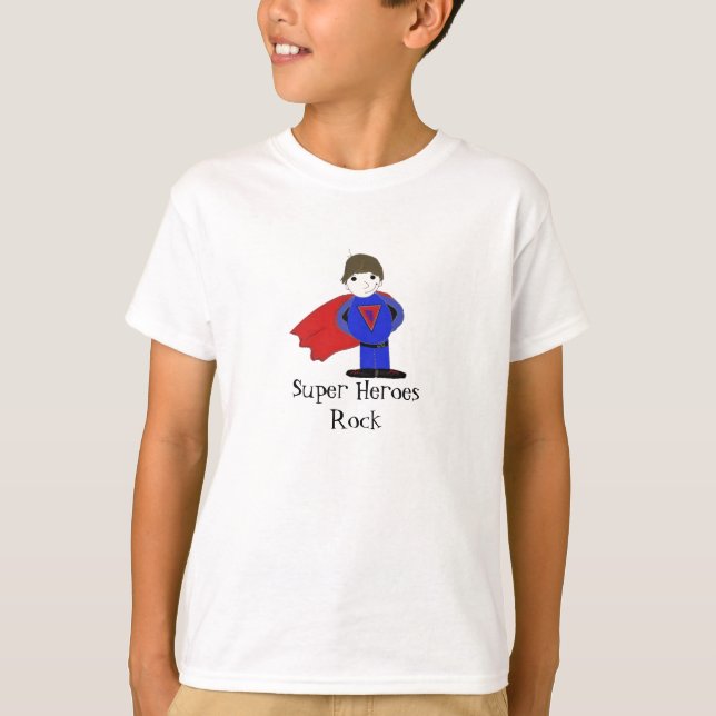 Super Heroes Rock T-Shirt (Front)