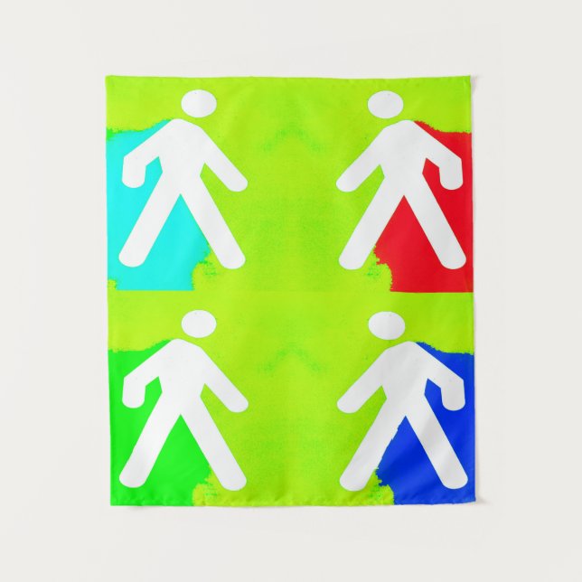 Super heroes tapestry (Front)