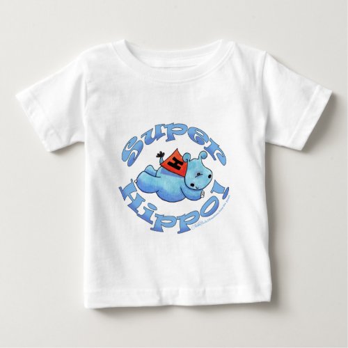 Super Hippo Baby T_Shirt
