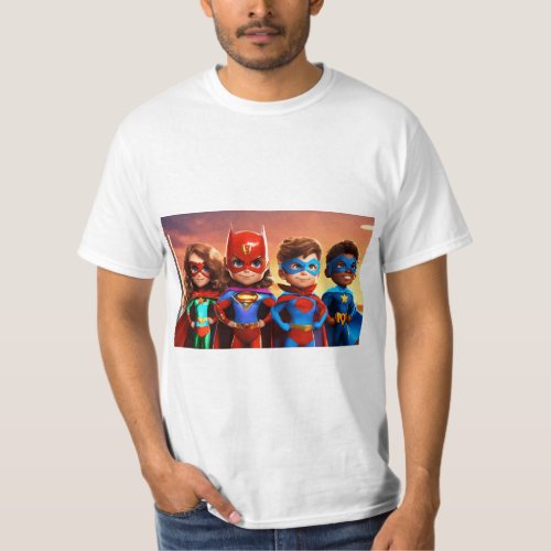   Super Hiros Unite Super Hiros t_shirt design 