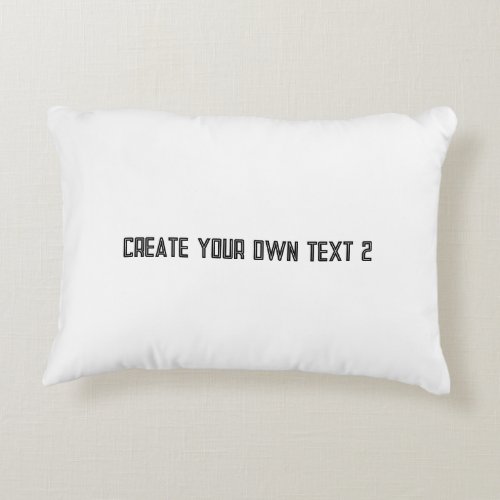 Super Home Dcor Create your Own Text_Pillows Accent Pillow