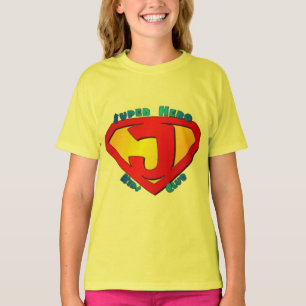 Super Hope Hero Girls' Yellow T-Shirt 