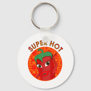 Super Hot Pepper Diva Keychain