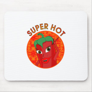 Super Hot Pepper Diva Mouse Pad