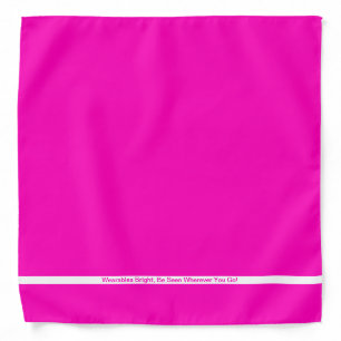 Super Hot Pink Bandana