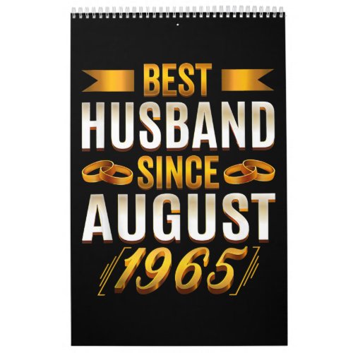 Super Husband Funny Anniversary Wife Calendar