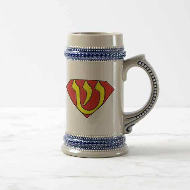 Super Jew Beer Stein (Right)