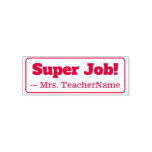 [ Thumbnail: "Super Job!" Instructor Rubber Stamp ]