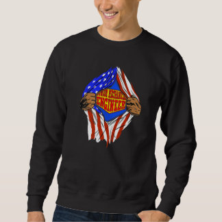 Super Junior Mechanical Engineer Hero Job Sweatshirt