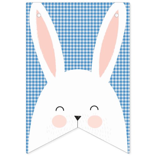 Super Kawaii Cute Easter Bunny Bunting Flags