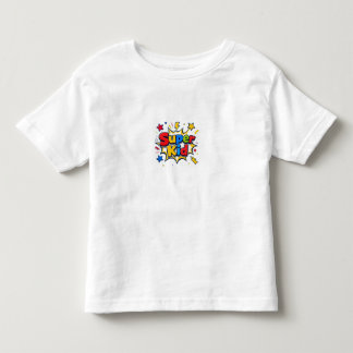 Super Kid Colorful Comic Style T-Shirt for Kids 