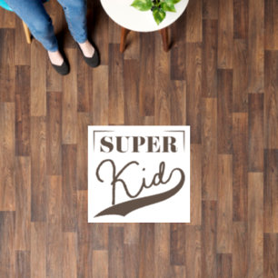 Super Kid Floor Decals