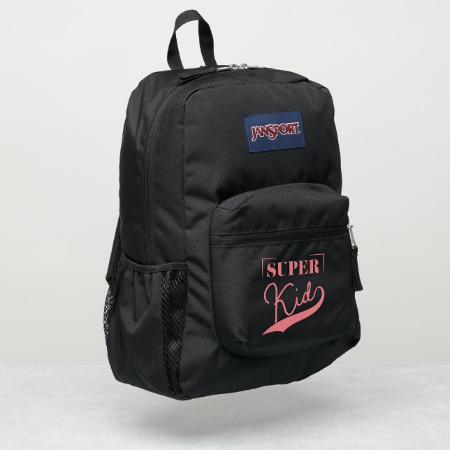 Super Kid JanSport Backpack (Left Corner)