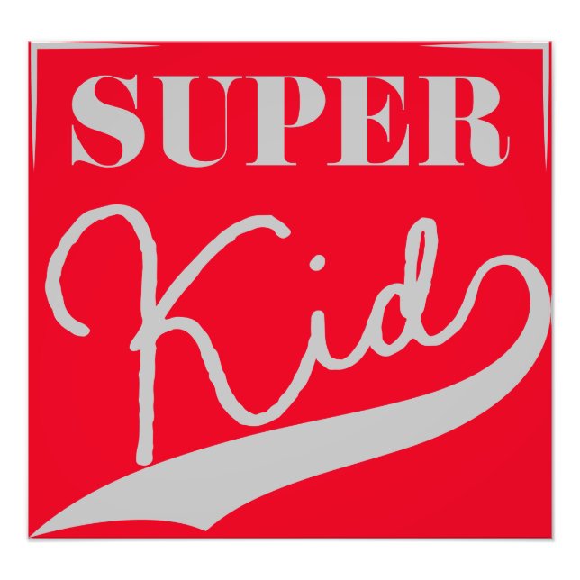 Super Kid Photo Print (Front)