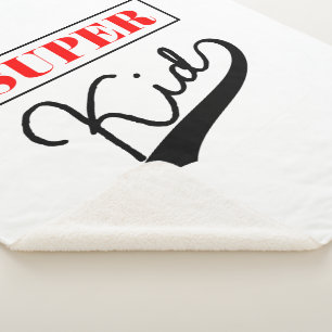 Super Kid Sherpa Blanket