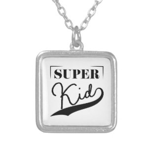 Super Kid Silver Plated Necklace