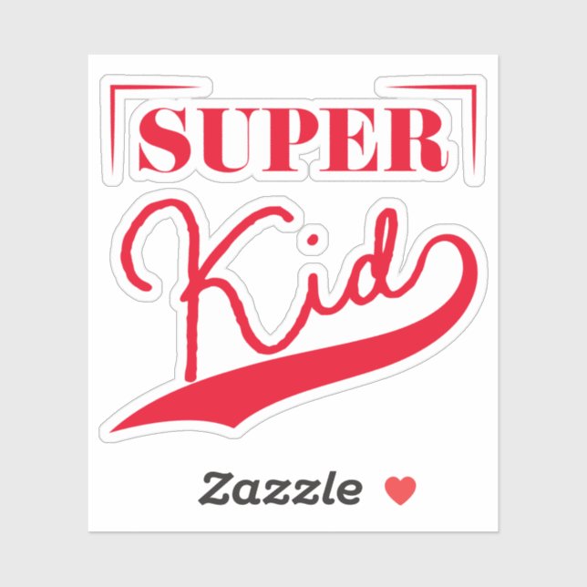 Super Kid Sticker (Sheet)